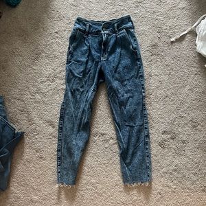 Vintage Style Pleated Hollister Jeans